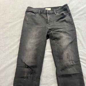Altar'd State Black Distressed Skinny Jeans